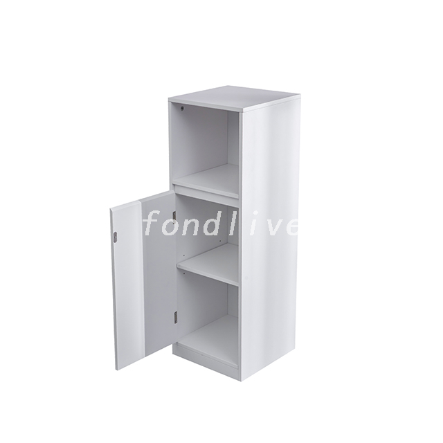 Armoire de rangement de salle de bain moderne avec porte simple