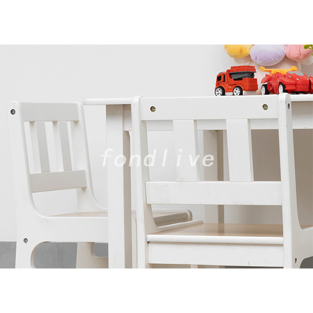 Ensemble de table moderne pour enfant en MDF