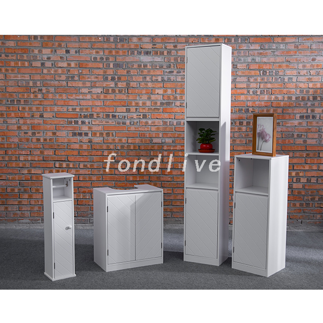 Porte-papier hygiénique Armoire de rangement de salle de bain mince